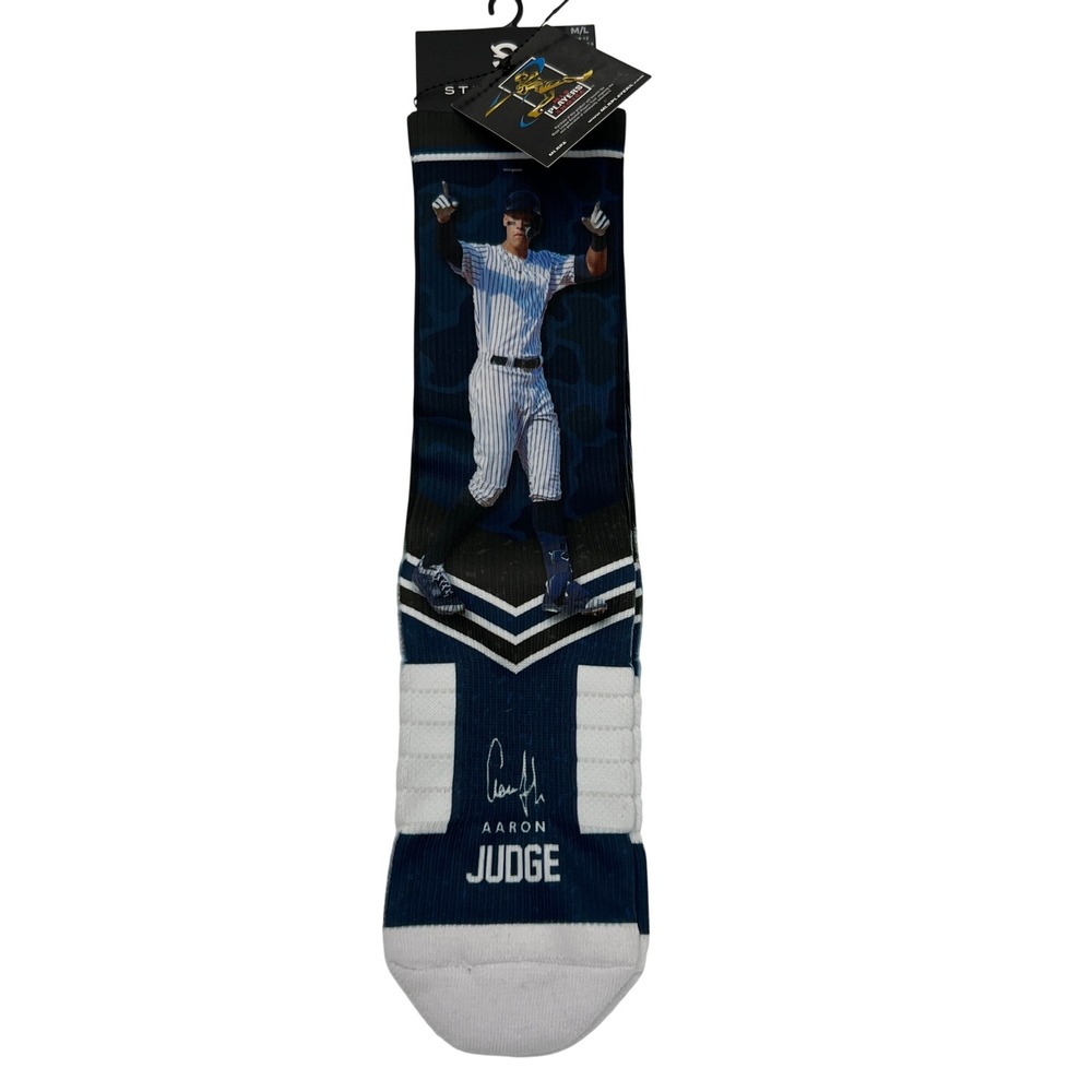 Strideline Aaron Judge New York Yankees Camo Premium Full Sub Socks M/L NWT